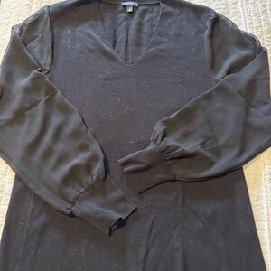 Talbots Black V-Neck Sweater